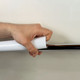 5' White Shower Rod Covers - 1 dz.
