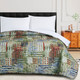 Cityscape Quilted Polyester Bedspreads