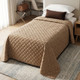 Dots Quilted Polyester Bedspreads (Clearance)