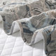 Spheres Quilted Polyester Bedspreads