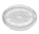 Chrome Oval Serving Tray