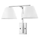 Confident Collection - Chrome Double Wall Lamp (22"H)