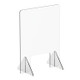 Countertop Safety Shield w/ Window - 24"W x 32"H