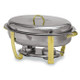 Deluxe Gold-accented Lift-top Chafing Dish