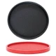 Vivid 14" Round Tray w/ Spill-Proof Plastic Rim
