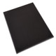 1-View Black Leatherette Menu Cover - Legal Size