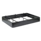 10"H Black Metal Bed Base - King