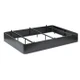 7.5"H Black Metal Bed Base - Queen