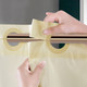 71" x 74" Pre-Hooked Poly Shower Curtain - 12/ctn.
