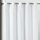 71" x 74" Pre-Hooked Poly Shower Curtain - 12/ctn.