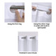 71" x 74" Pre-Hooked Poly Shower Curtain - 12/ctn.