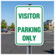 12" x 18" Custom "Parking Only" Sign