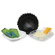 Plastic Shell Amenity Dish - 5" x 5" - 48/cs.