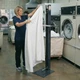 Sheet Folder in Laundry Room