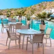 Grosfillex Sunset 48" Round Table