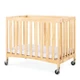 Travel Sleeper Folding Wood Crib - Compact Size
