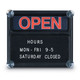 UV240 Open/Closed Sign