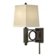 Hammertone Geometric Single Wall Lamp with 1 Outlet (18"H)
