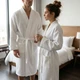 LodgMate Waffle Weave Hotel Bath Robe - OSFM