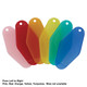 3.5" Translucent Blank Key Tags