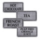 Magnetic Airpot Signs Custom Set