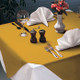 Embassy Polyester (Gold) Square Tablecloth - 46"x46"