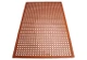 3' x 5' Red Grease-Proof Mat