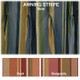 Awning Stripe Custom Draperies - Widths up to 150"