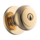 Kwik-set Ultra-max Room Entry Lock - Brass