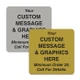 Custom Engraved Message Plate - 4" x 4"