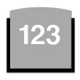 Layered Series 4.5" x 5" Room Number Sign