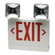 LED Exit Sign with Emergency Swivel Lights