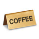 Gold Stock Beverage Tent Sign