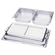 8 Quart Chafer Accessories - 2.5" Deep Divided Pan