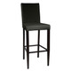 Parson's Back Barstool with Black Vinyl Seat & Back