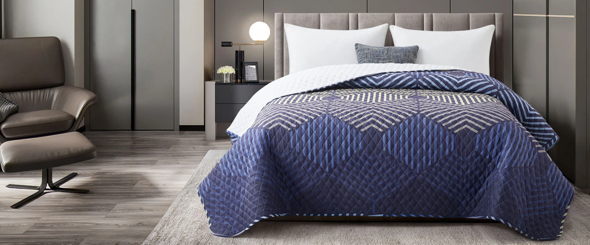Commercial Hotel Quilted Bedspreads
