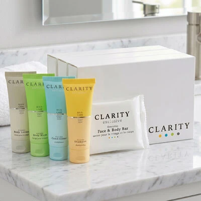 Clarity Hotel Amenity Kits
