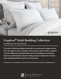 Gryphon Solid Bedding Collection Details