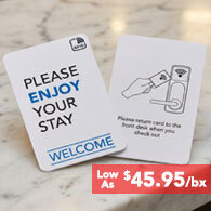 RFID key cards for hotels