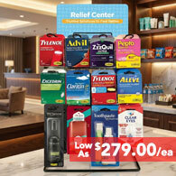 Lil' Drug Store Relief Center 68-Piece Counter Display
