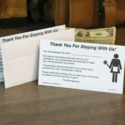 Maid's Tip Envelopes