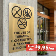 Property Rules Signs for Hotels