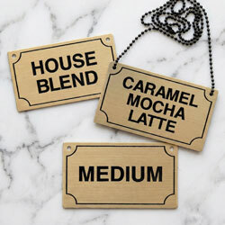 Hotel Beverage Signs