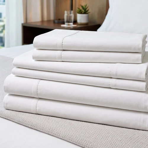Signature White Sheets and Pillowcases - 180 Thread Count