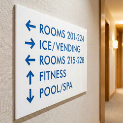 Engraved Directional Signs