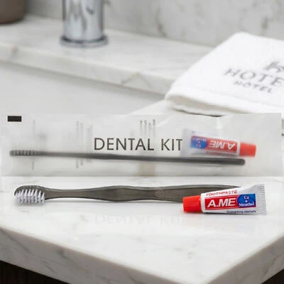 Bulk Toothbrush and Toothpaste Combo Kit