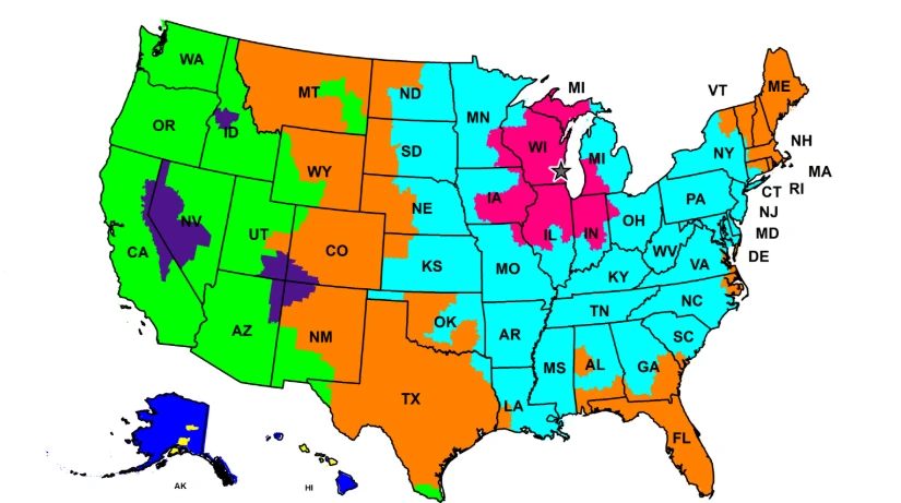 LodgMate Nationwide Transit Map