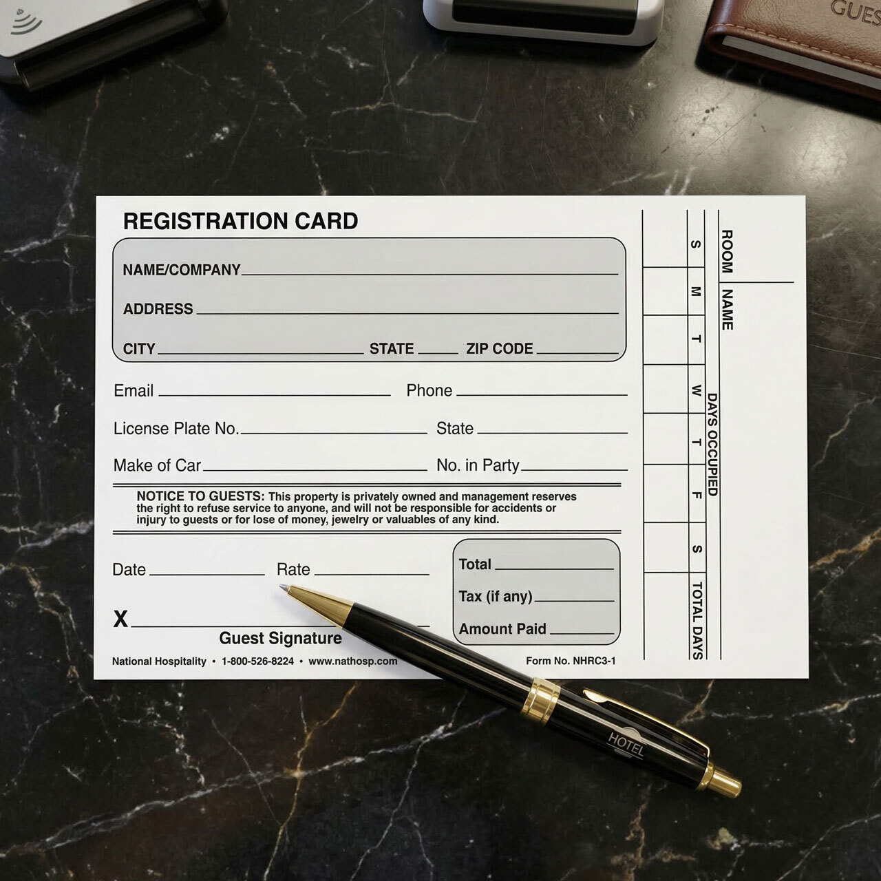 Registration Cards