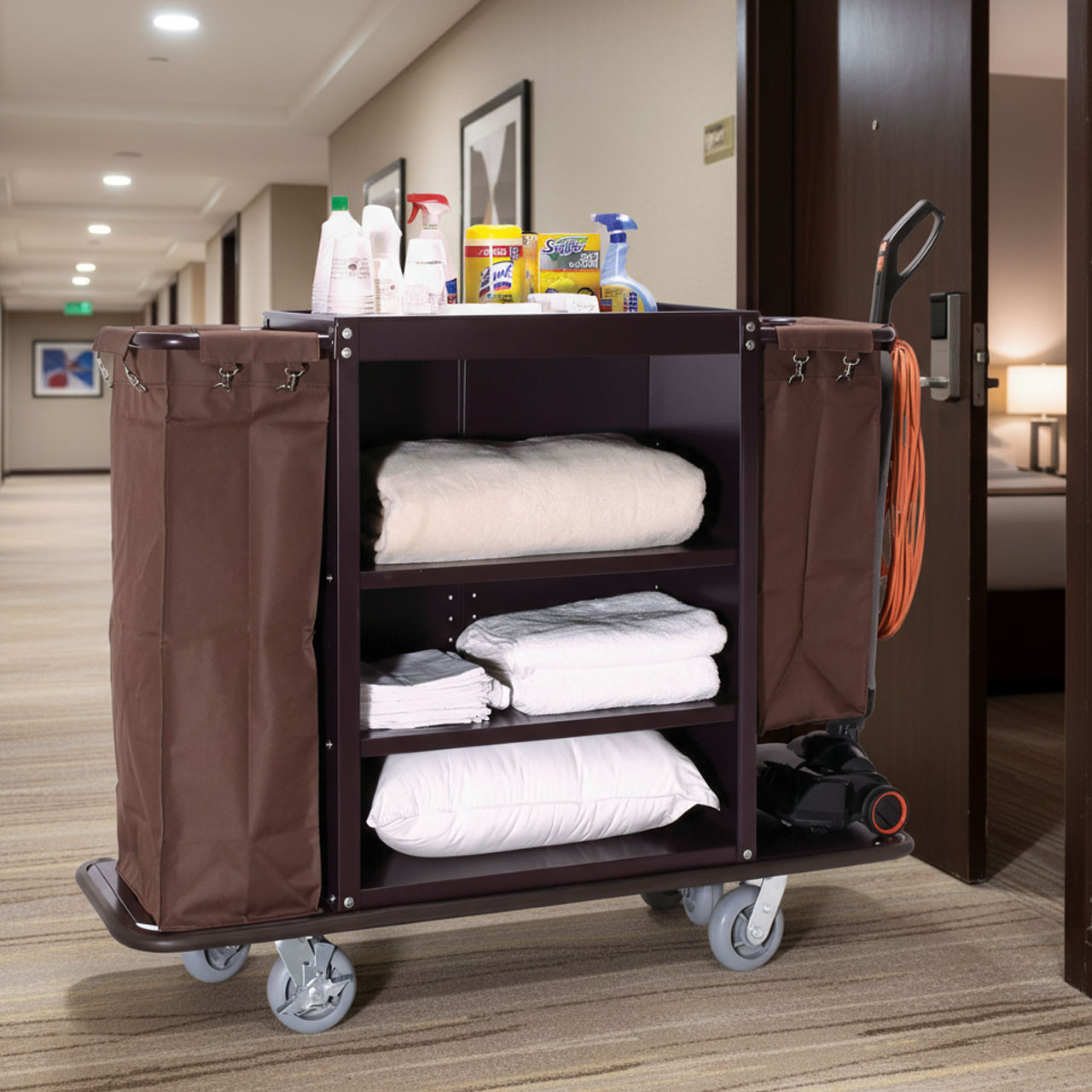 The Ultimate Guide to Hotel Housekeeping Carts: Efficiency & Ergonomics