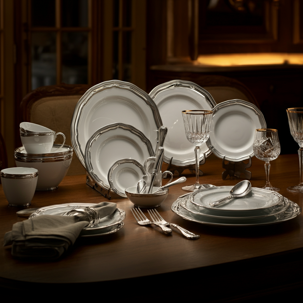 Fine Dining Plateware The Cadenza Series Flatware and Serving Set - National Hospitality Supply